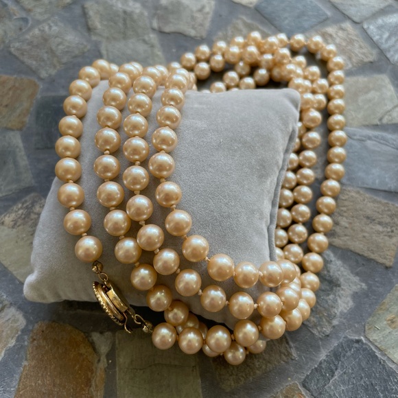 Carolee One Long Strand Pearl Necklace